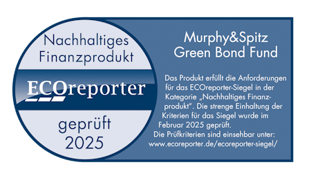 ECOreporter-Siegel für den Murphy&Spitz Green Bond Fund 2025