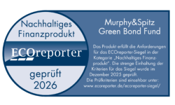 ECOreporter-Siegel für den Murphy&Spitz Green Bond Fund 2026